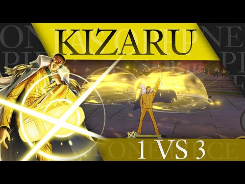 Video THE YELLOW FLASH!! Kizaru 1vs3 - One Piece Fighting... - youtube