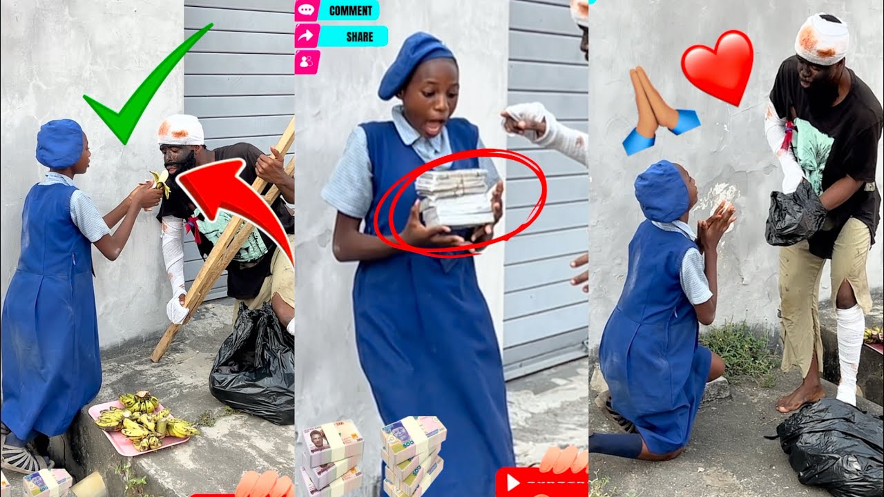 COMPASSIONATE SCHOOL KID GOT AN UNEXPECTED REWARD FOR HER GOLDEN HEART ❤️ #usa #mrbeast #kindness 