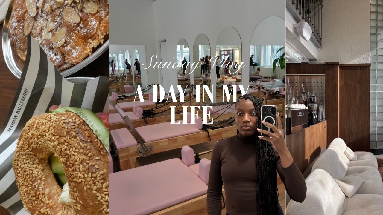 Sunday Vlog | une journée avec moi à Montréal, (pilate au sol + café)