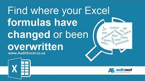 Find inconsistent formula in Excel. Easiest spreadsheet errors to find