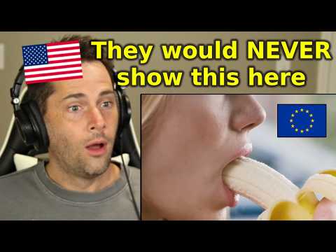 American Reacts to 10 Funniest European Commercials