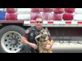 Biloxi Police Department Sgt Palmer and K9 Diesel