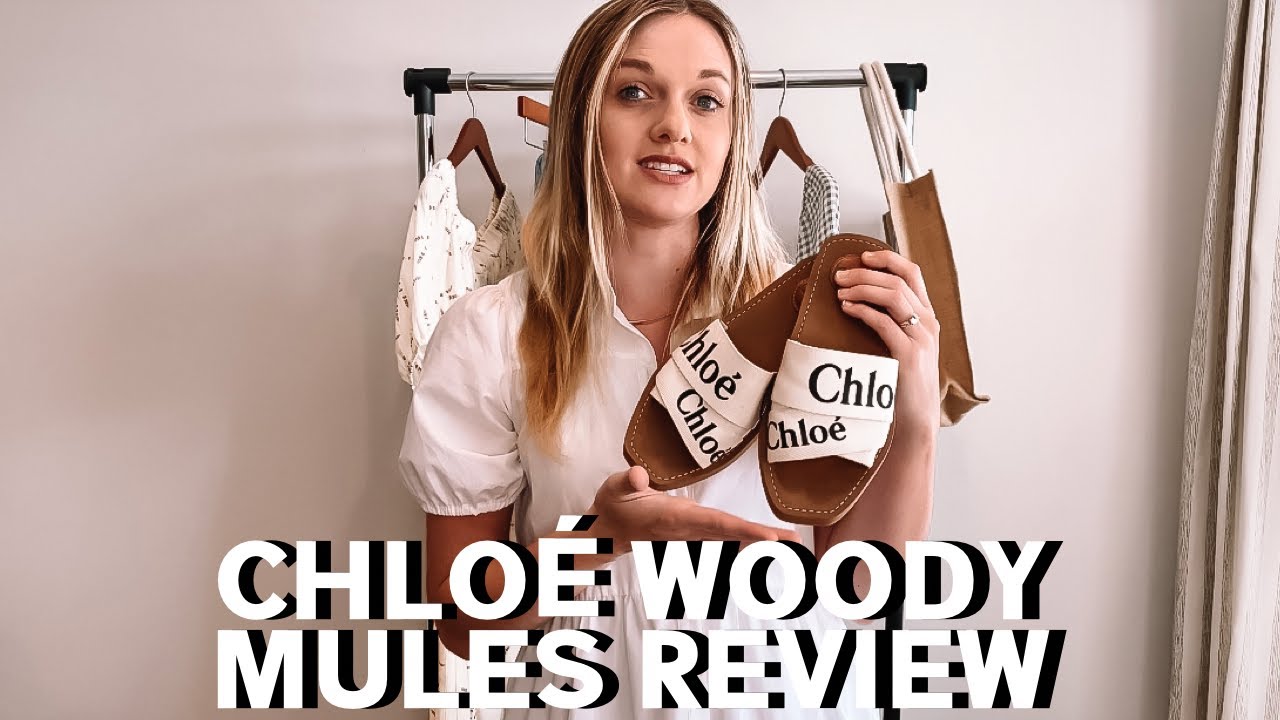 Chloe Woody Flat Mules