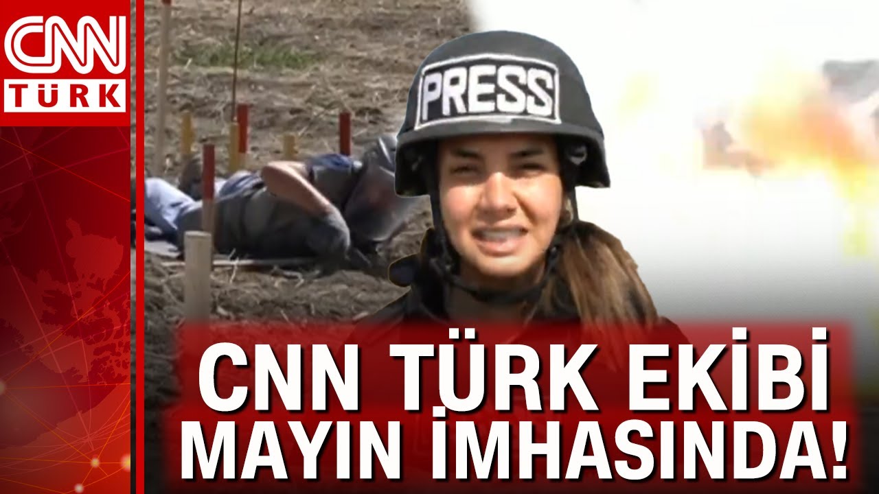 Azerbaycan Karabağ'da mayınları temizliyor... CNN Türk ekibi mayın imhasında!