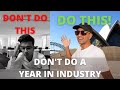 Why you should not do a year in industry