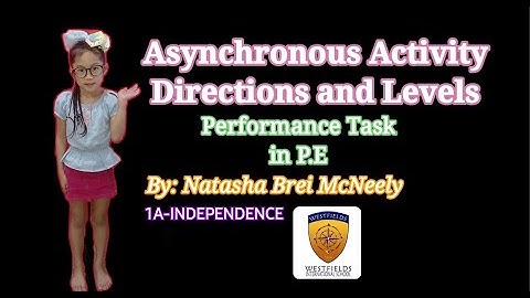 Asynchronous Activity Directions and Levels | Performance Task | 1st Grade
