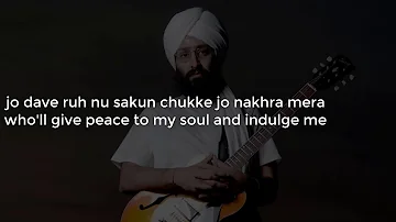 tere bin sanu soniya with lyrics ( Rabbi Shergill )