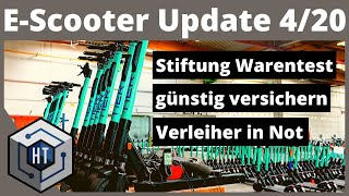 E-Scooter News 4/2020: Drama bei Stiftung Warentest, Krise der Verleiher & Roller günstig versichern