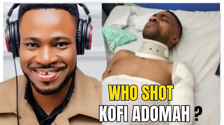 "The Shocking Moment Kofi Adomah Was Shot in the Eye: Full Footage"