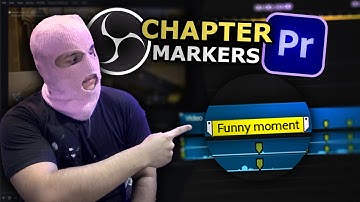 Add OBS Chapter Markers In Premiere Pro 2025