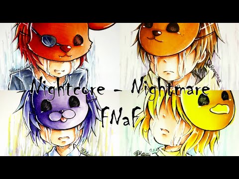 Nightcore - Nightmare ~ FNaF (Lyrics)