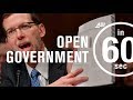 Open government: Why transparency matters for public policy analysis | IN 60 SECONDS