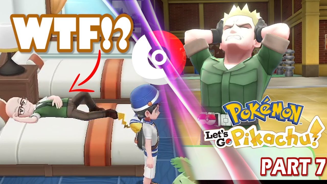 IT'S A KIDS GAME!! WTF!? Lt Surge Gym Battle! | Let's Go Pikachu | Part