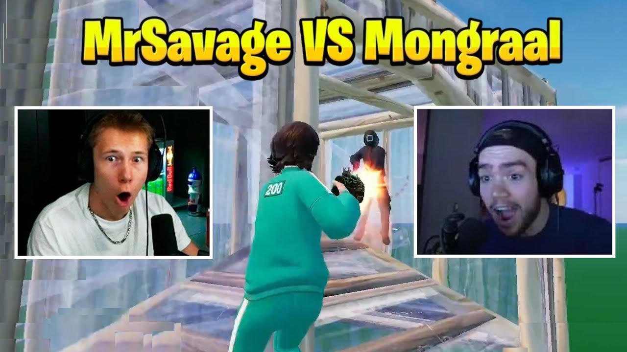 MrSavage VS Mongraal INSANE 1v1 BUILDFIGHTS