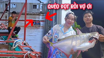 Săn cá vồ đém khủng tại làng bè An Hiệp, đóng 1 phát nổ luôn dây PE số 5.