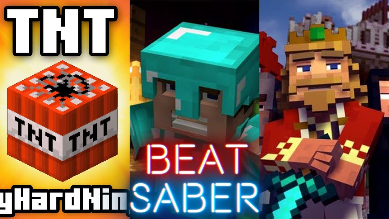 Beat Saber - CaptainSparklez Minecraft Parody Compilation