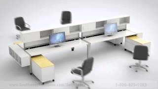 Flexible Furniture Workstations on Wheels Unfold To Change Your Office Workspace by Greg Montgomery 32,038 views 9 years ago 2 minutes, 21 seconds