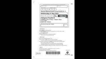 Merged 2025 Pearson EDEXCEL GCSE Religious Studies B Paper 3 And Mark Scheme 1rb0 2g Sikhism