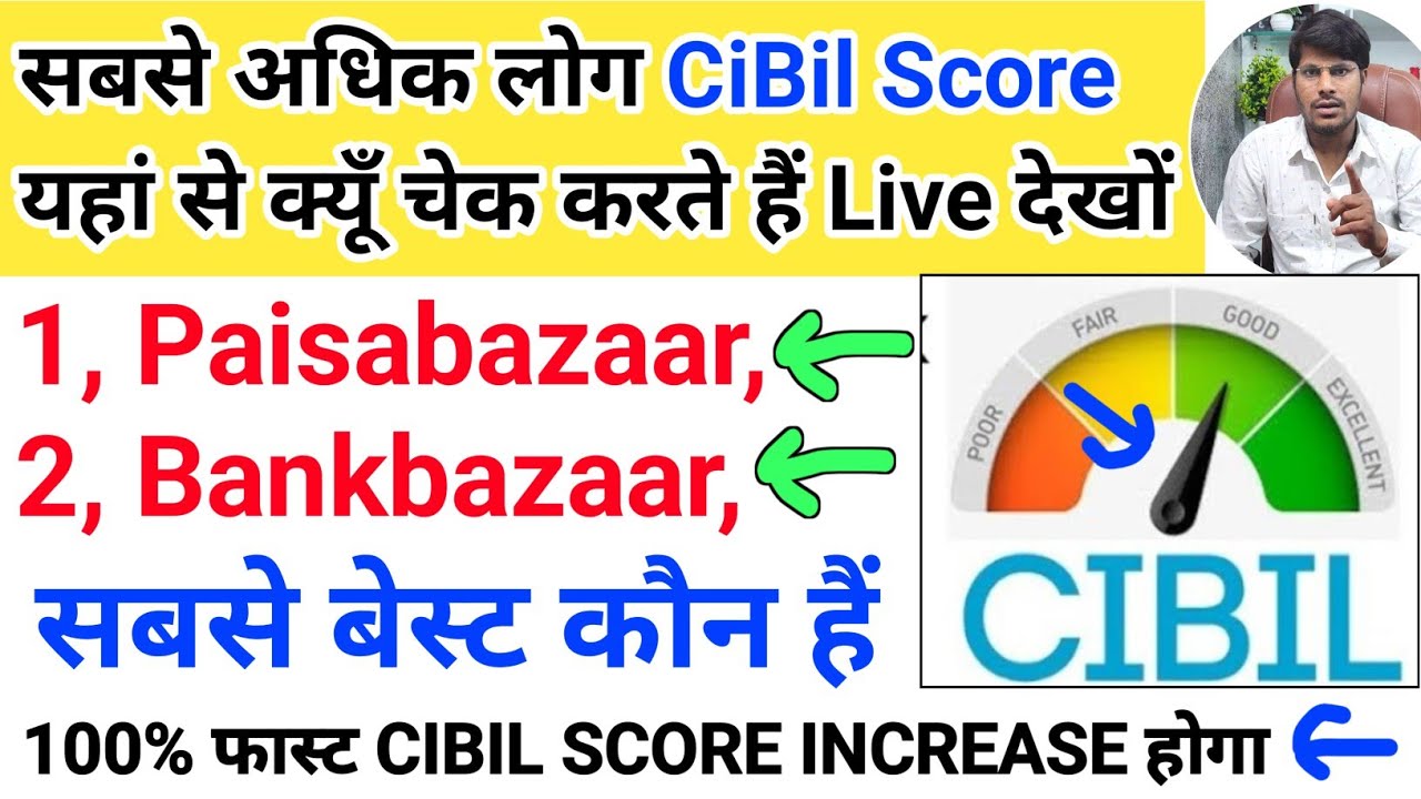 CIBIL SCORE Paisabazaar Bankbazaar CiBil Score cibil-score-paisabazaar-bankbazaar-cibil-score