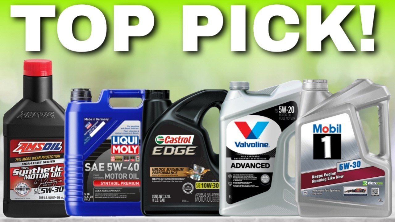 Top 5 Best Synthetic Motor Oil 2026 | Best Engine Oils For Car - YouTube
