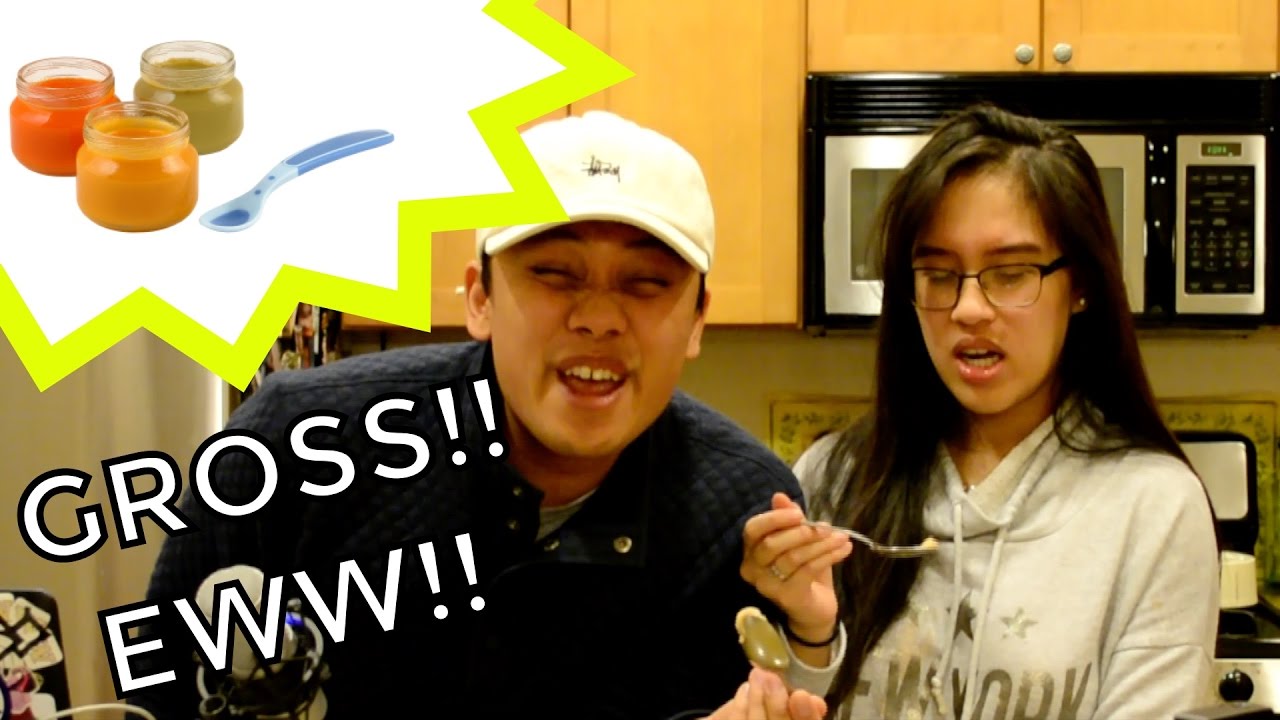 BABY FOOD CHALLENGE (RETCH WARNING) (DRY HEAVING ALERT) YouTube