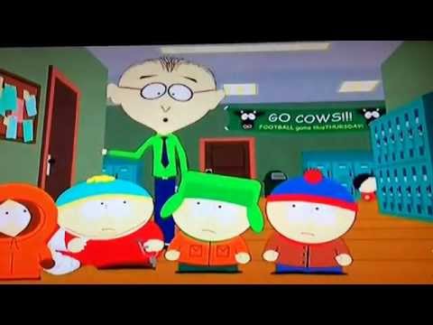 South Park mr Mackey shits on his self