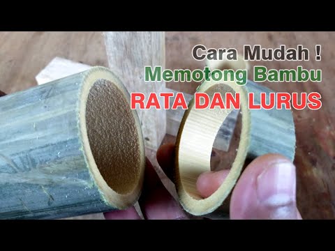 Video: Bagaimana cara memotong bambu di rumah?