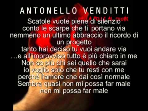 Regali Di Natale Testo Venditti.Antonello Venditti Scatole Vuote Con Testo Youtube