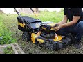 DEWALT lawn mower (new vs the old)