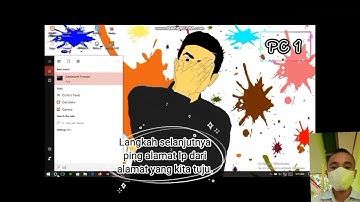 cara sharing data menggunakan kabel UTP dengan metode PEER TO PEER