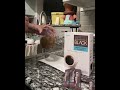 Atomy Black Coffee as a cold latte, smooth, great flavor, and individual packages to take on the go