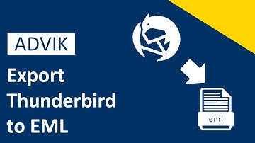 How to Export Thunderbird Emails to EML Files? Complete Guide