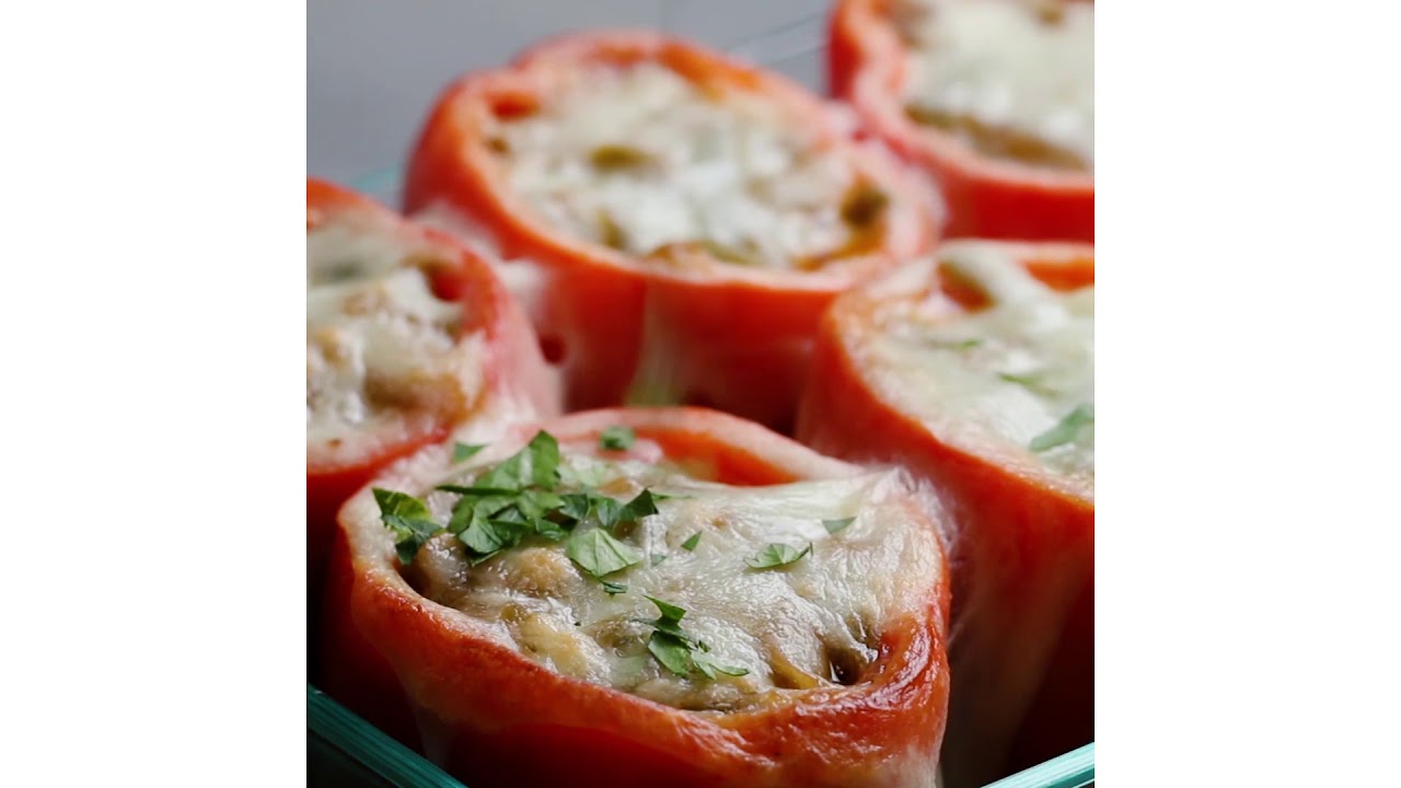 Cheesesteak-Stuffed Peppers | Tasty