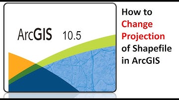 how to change projection of shapefile in arcgis