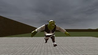 garrys mod Shrek chasing me through a maze