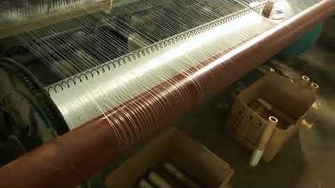 Fiberglass Mesh Machine ---Warping and Weaving Machine Video
