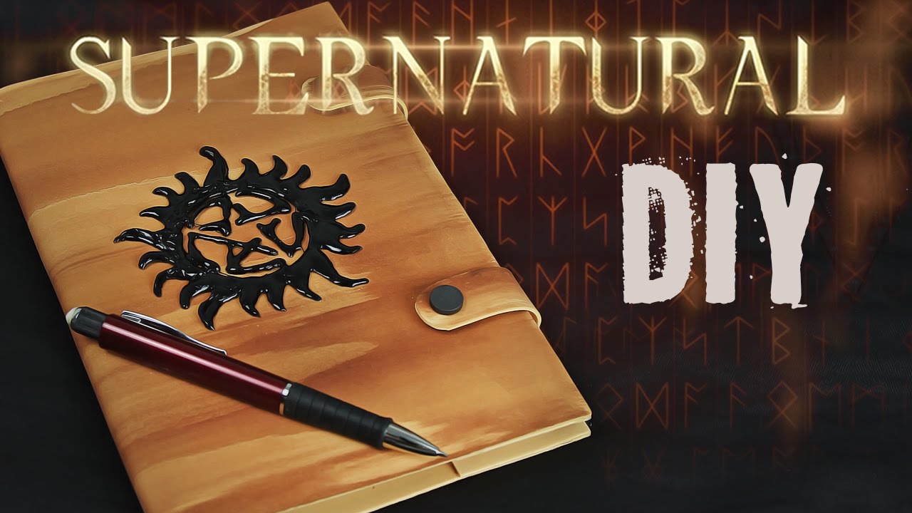 Faça o Diário Winchester com o SíMBOLO em RELEVO | DIY GEEK diya tailors