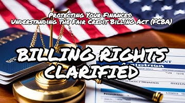 Know Your Rights  The Fair Credit Billing Act Explained