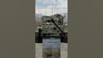 Thumbnail of Evolution of Finnish Medium Tanks #warthundervideo #shorts #tanks #gaming #gaijin #funny #fyp #song