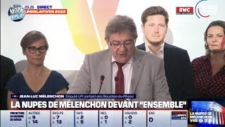 Législatives 2022, 1Er Tour: La Nupes De Jean-Luc Mélenchon Devant Ensemble