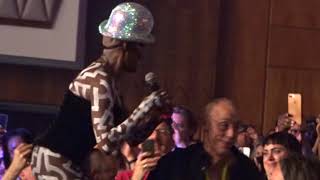 Grace Jones has a look around the Royal Festival Hall London