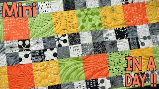 Fusion Gridlock | Charm Pack Quilt Pattern | Modern and Scrappy