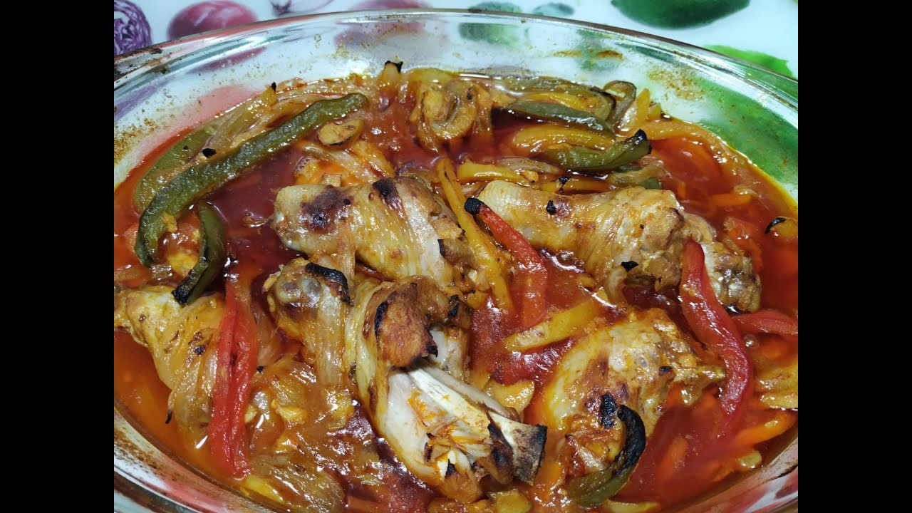 POLLO AL CHILINDRON EN MAMBO A MI MANERA!!!