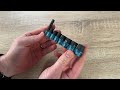 Makita E-12289 Schlagnuss-Set 1/4" 8-teilig, SW6 - SW13 inkl. Adapter 50 mm Unboxing und Anleitung