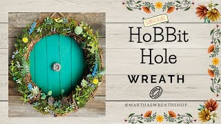 Making a HoBBit Hole Wreath| How to Make a Hobbit Wreath for Door| Door Decor DIY
