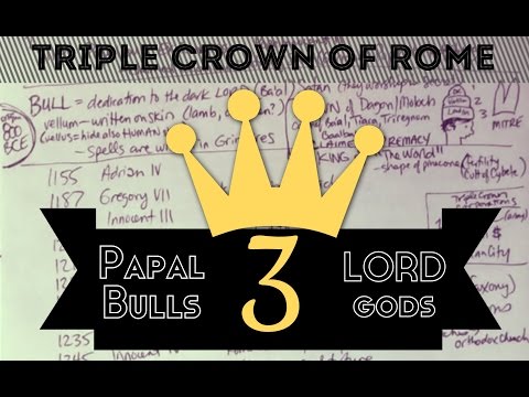 The Triple Crown of Rome | Papal Bulls | The LORD god