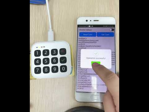 PCI PTS 6.X standards SR600 Bluetooth Smart Card Reader #hcctg #paymentterminal #pos #machine