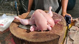 Fastest Chicken Cutting Skill | Master of Chicken Cutting | Fastest Chicken Cutting Skill at Street