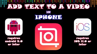 How To Add Text To A Video In iPhone screenshot 5