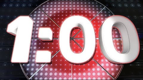 Race Against the Clock: 1 Minute Game Show Countdown Timer
